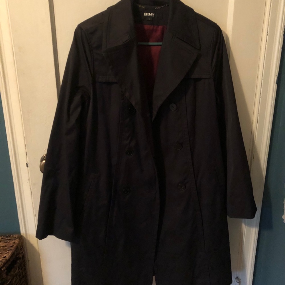 Black DKNY Trench coat